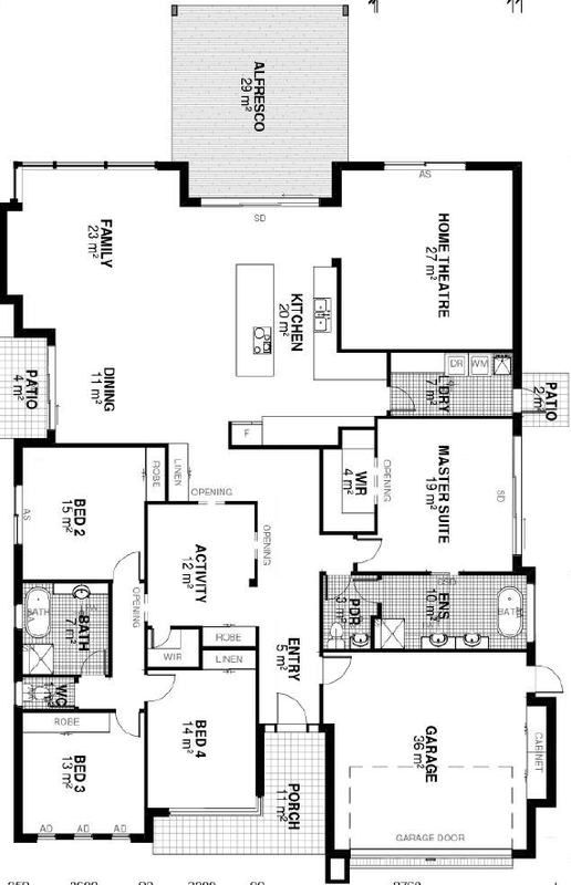 Ground Floor — Luxury Contemporary 1 Storey