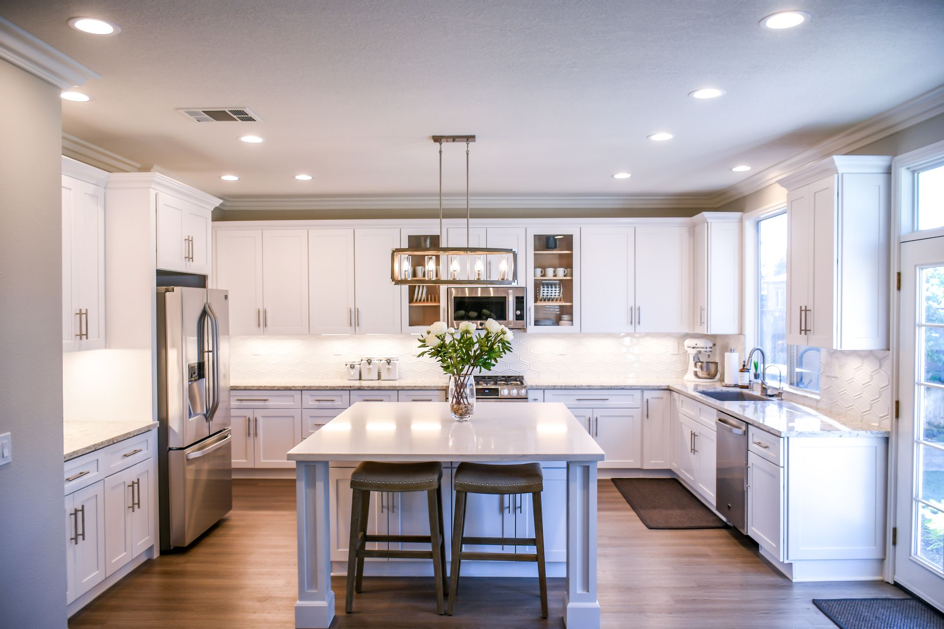 Interior material selections